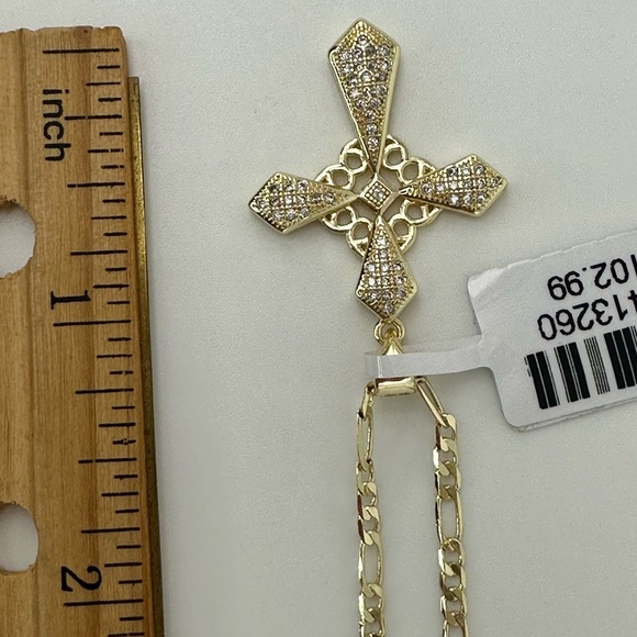 NWT Retail $153.98 Elegant Gift Cross Pendant Necklace W/ 20inch Chain - Picture 9 of 10